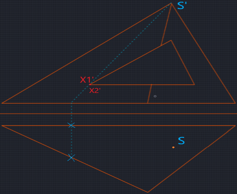 2.2 перпендикуляр к основанию
