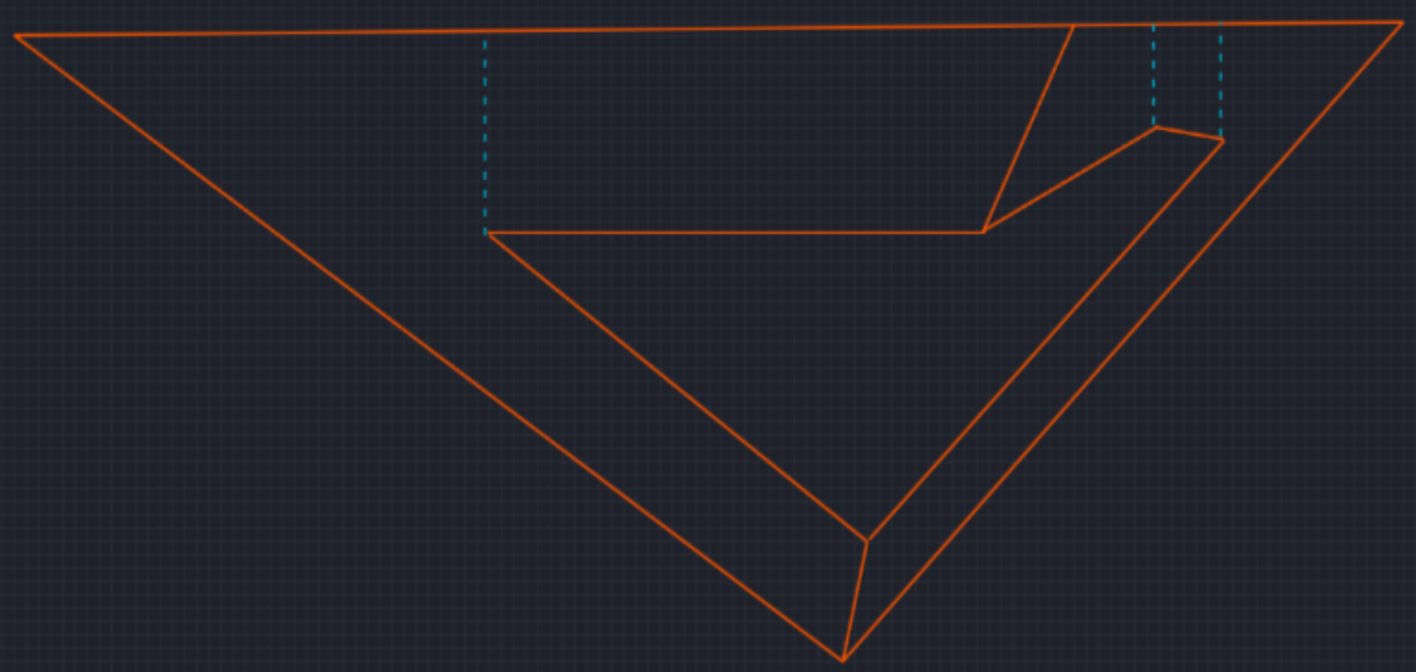 обход контура с учётом видимости
